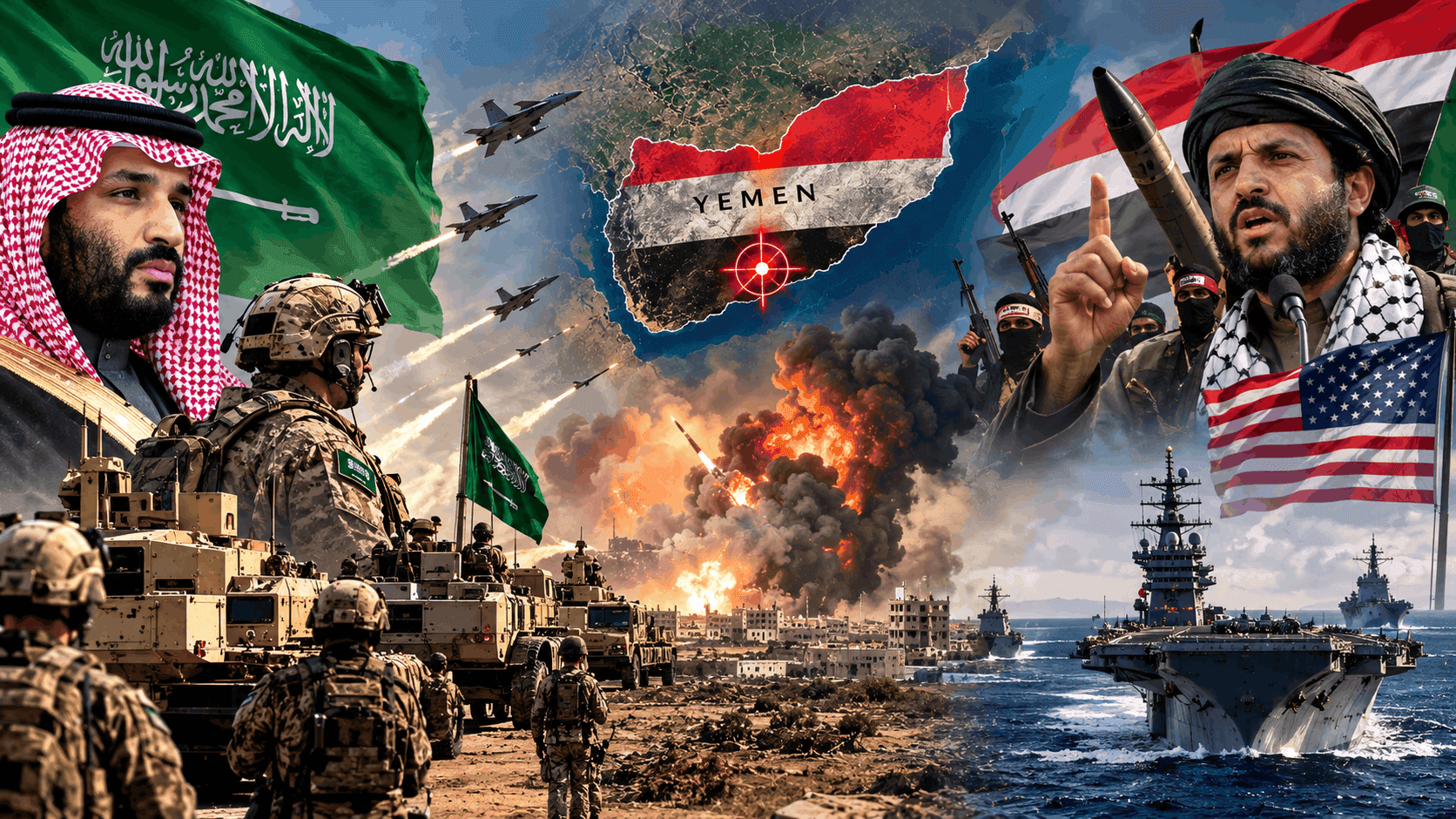 Saudi Coalition Launches New Action in Yemen as Houthi Group Warns Washington
