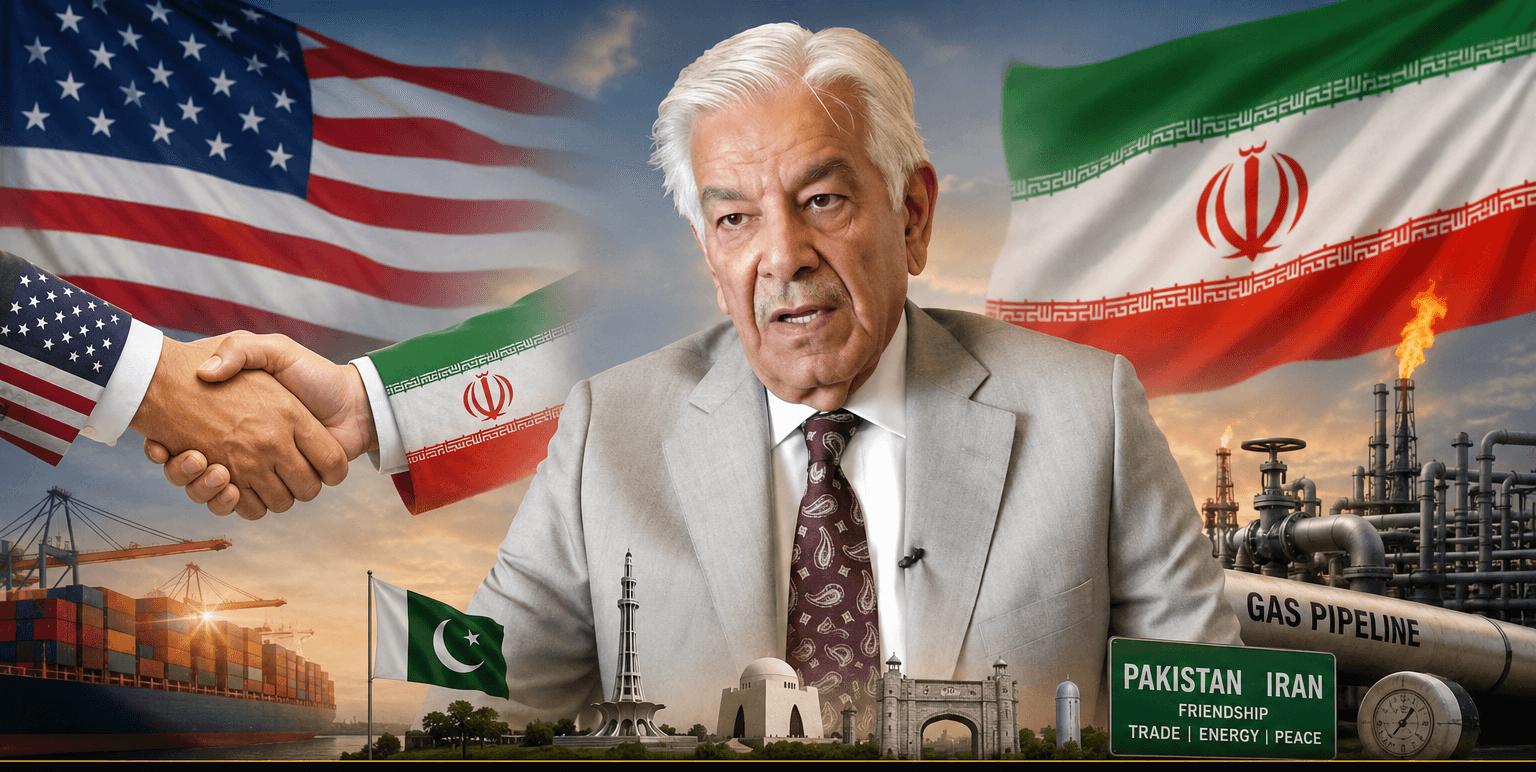 Khawaja Asif Hopeful of US-Iran Peace Deal, Says Pakistan Will Benefit Strategically