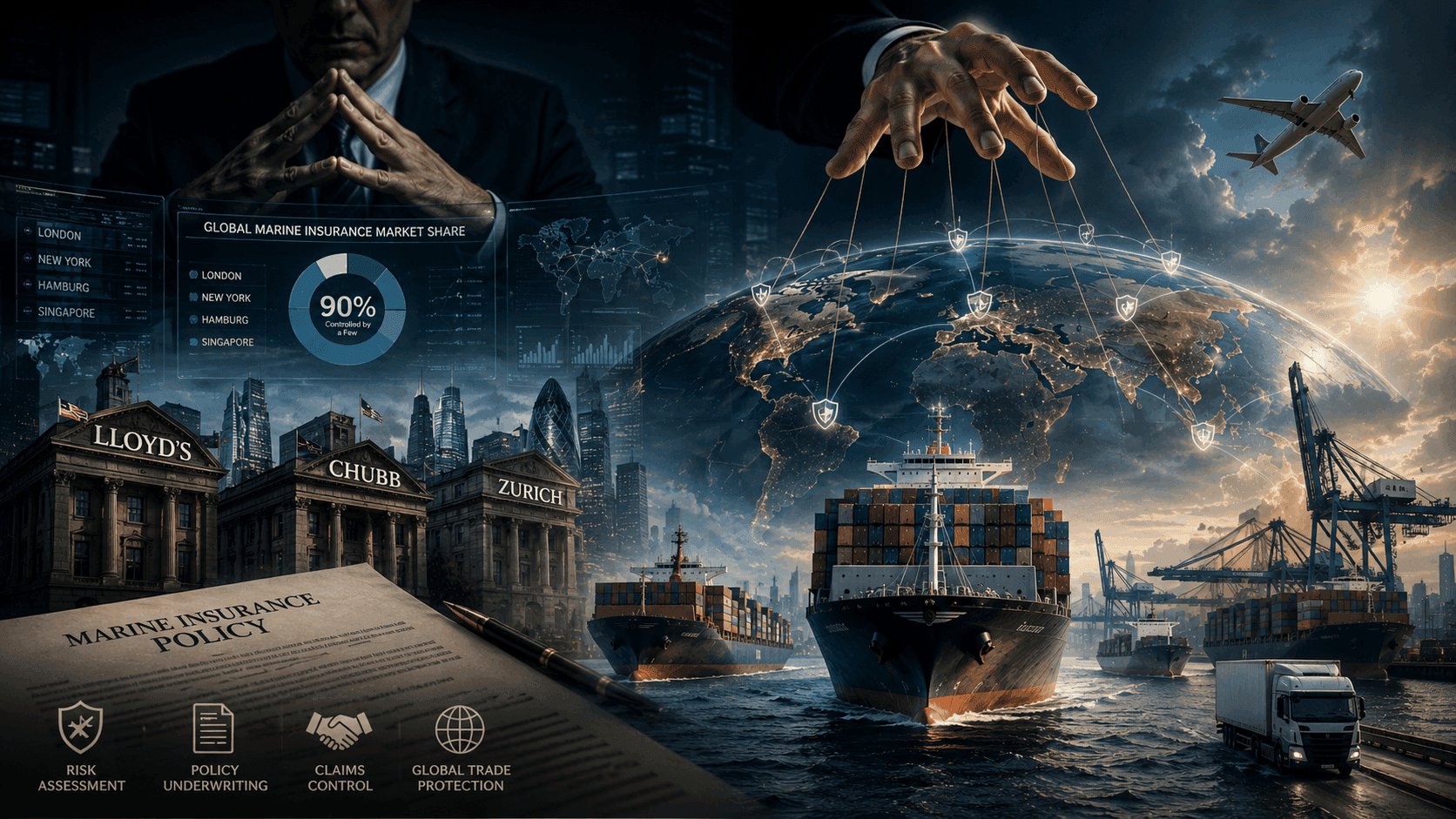 The Invisible Empire: How Marine Insurers Control 90% of World Trade