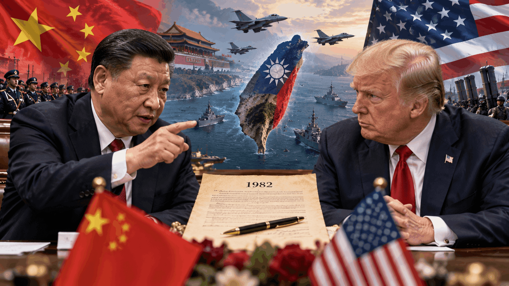 Xi to Demand Trump Freeze Taiwan Arms Sales Under Historic 1982 Pact