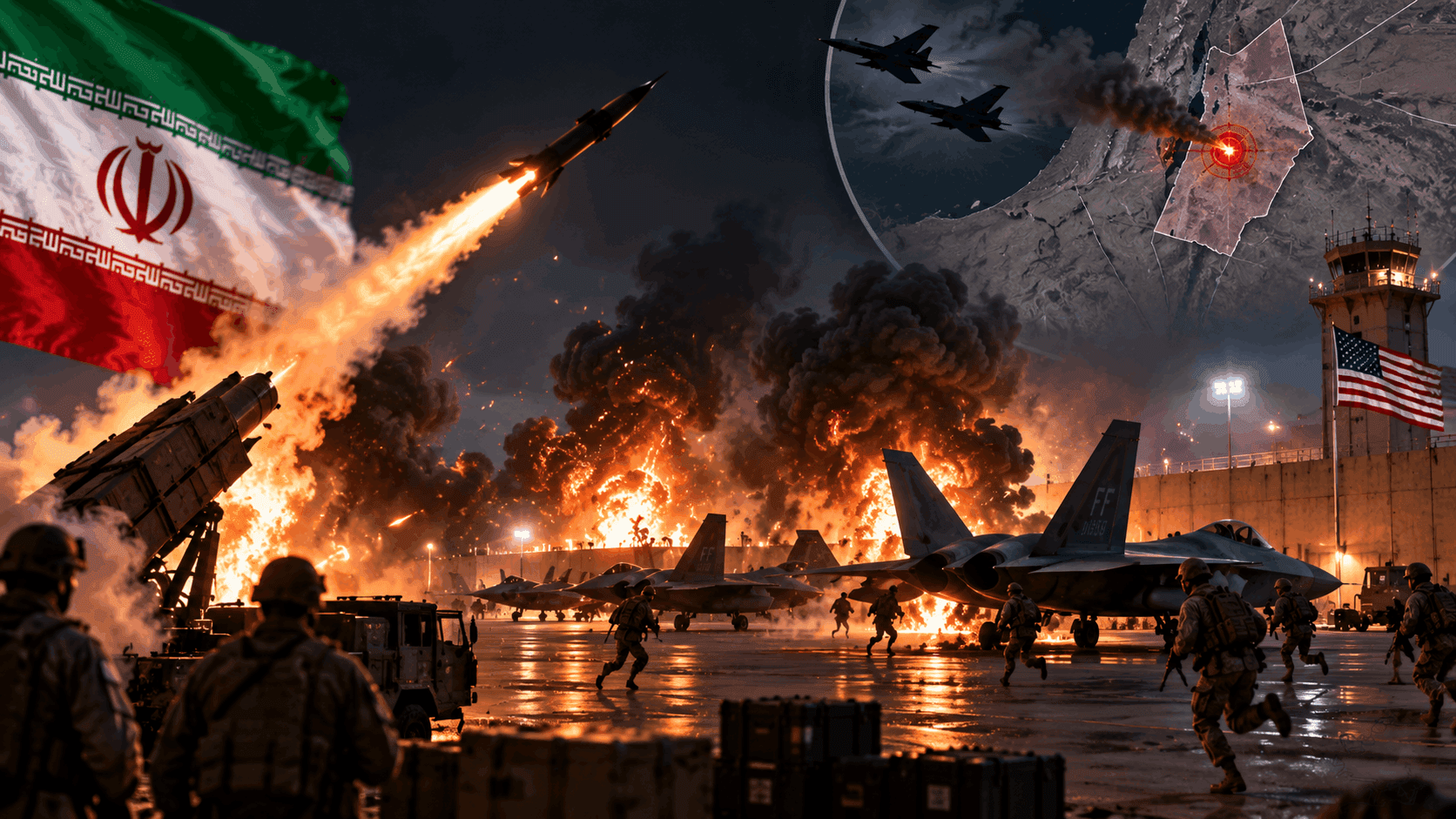 Iranian Strike Hits U.S. Jets in Jordan Base Attack: CBS Report