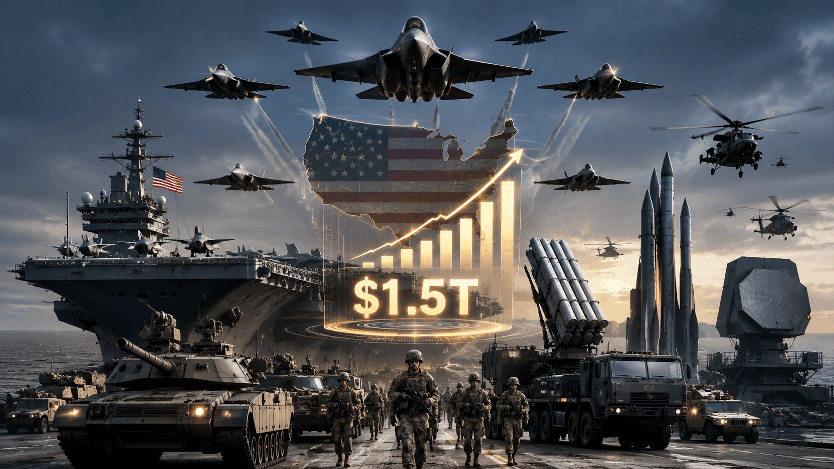 US $1.5T Military Powerhouse: Where Trillion-Dollar Defense Spending Hits Iran
