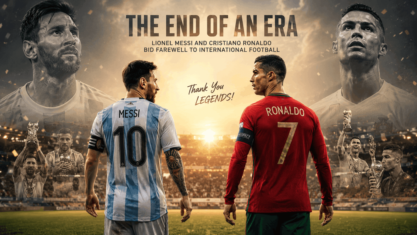 The End of an Era: Lionel Messi and Cristiano Ronaldo Bid Farewell to International Football