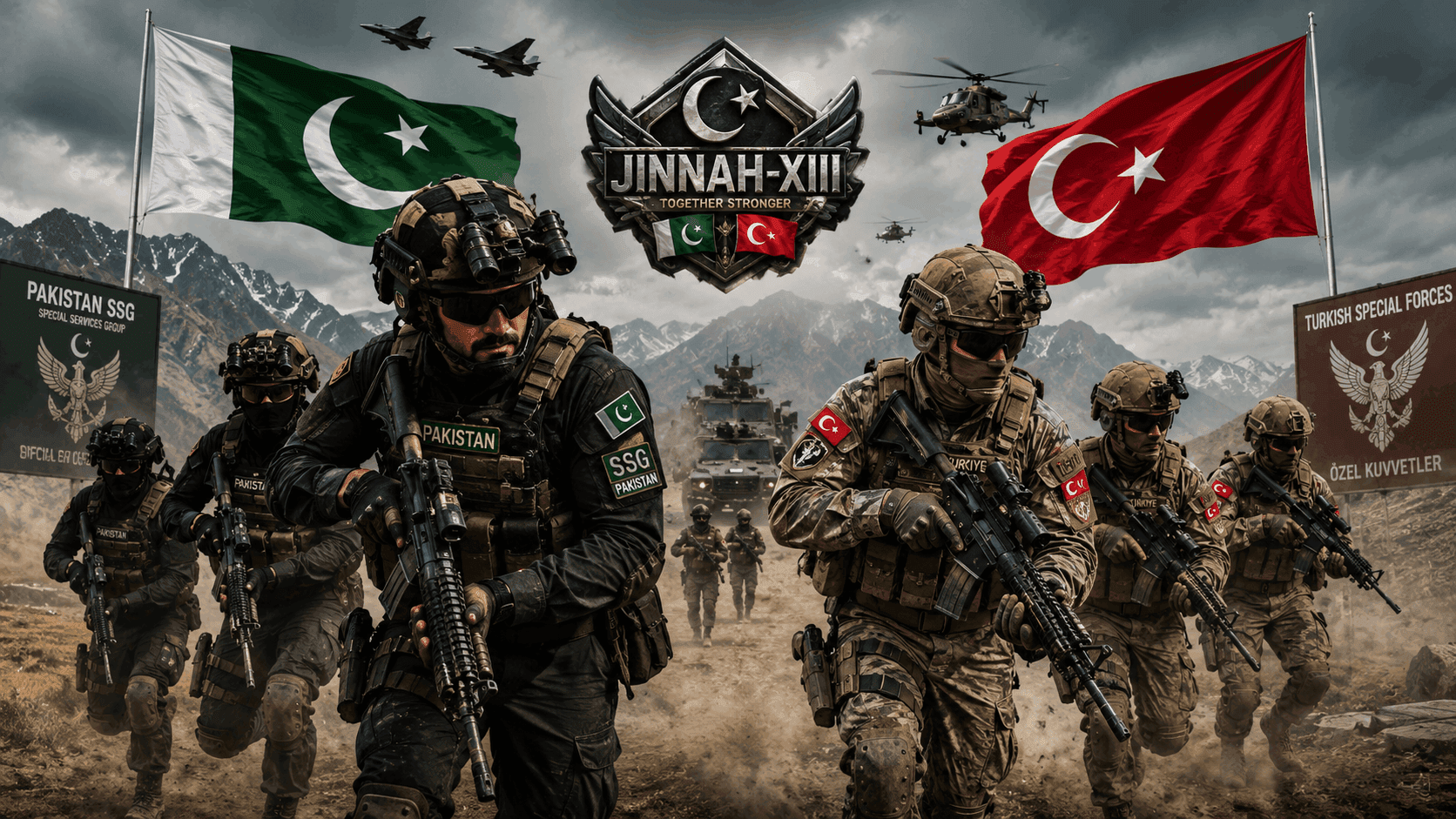 Pakistani Commandos Join Turkish Troops for Advanced Jinnah-XIII Military Ops