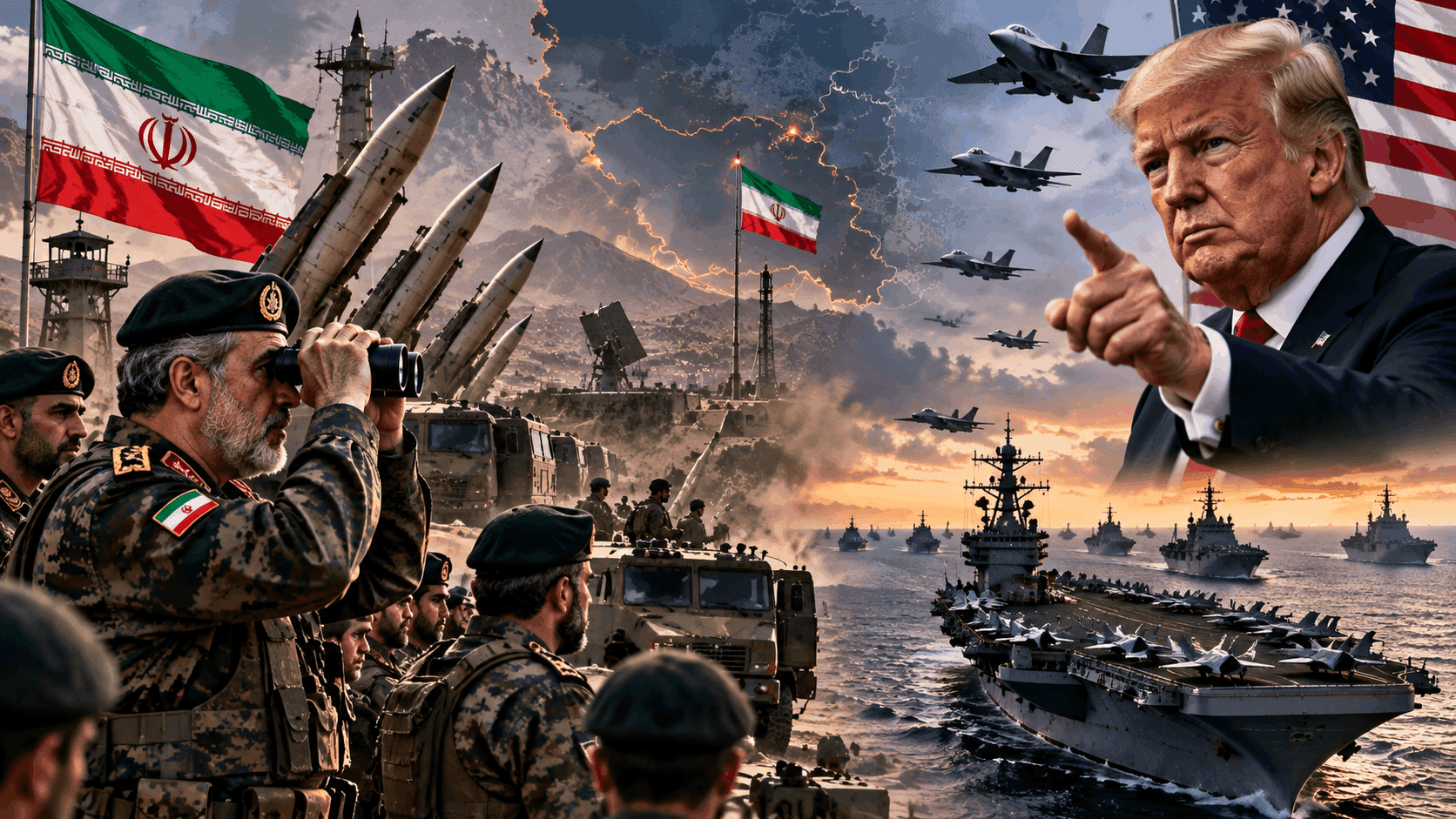 Iran Military On High Alert as Trump Warns of Decisive Strike Options