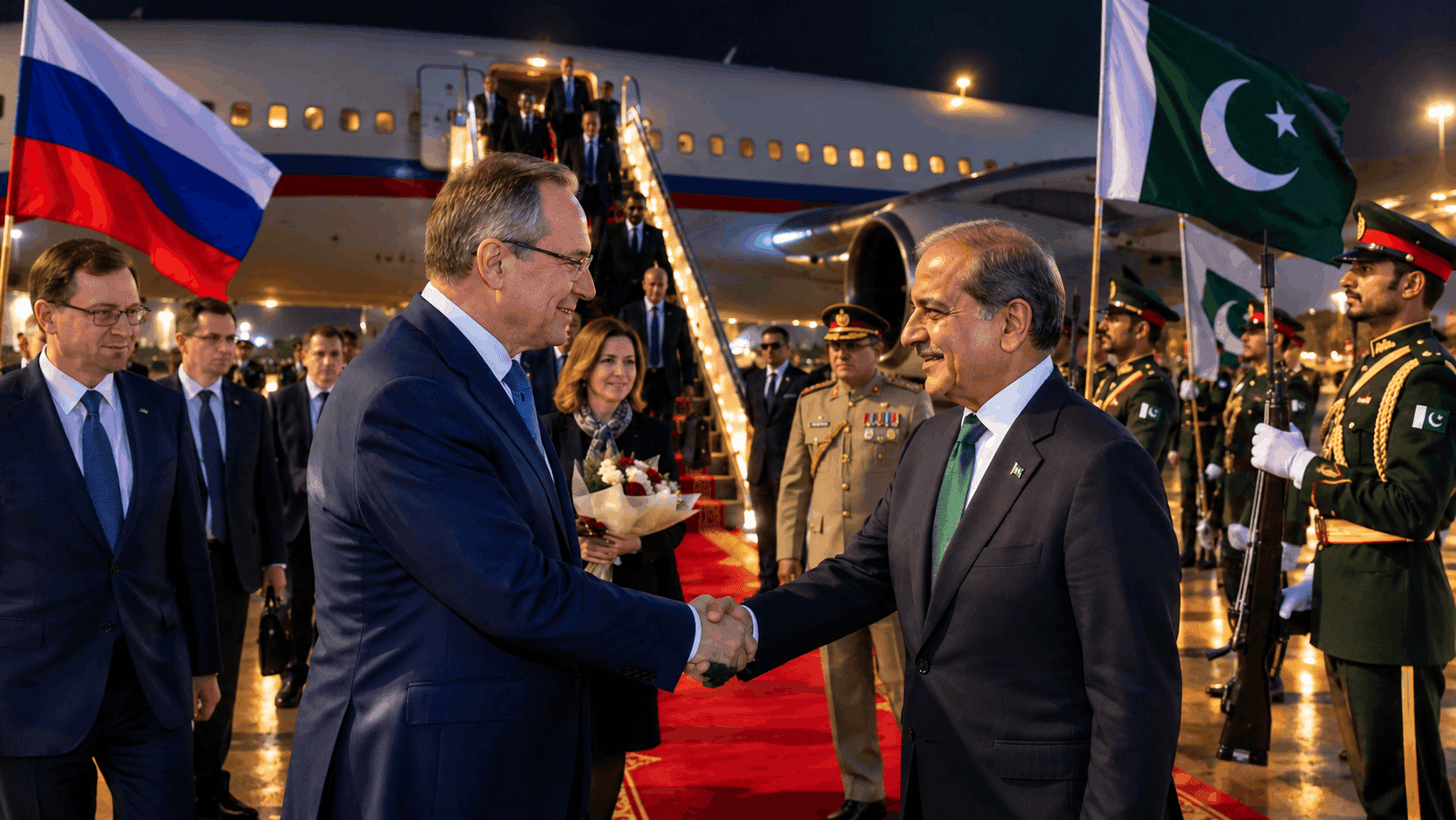 Historic Russian Delegation Arrives in Pakistan for Landmark 4-Day Tour