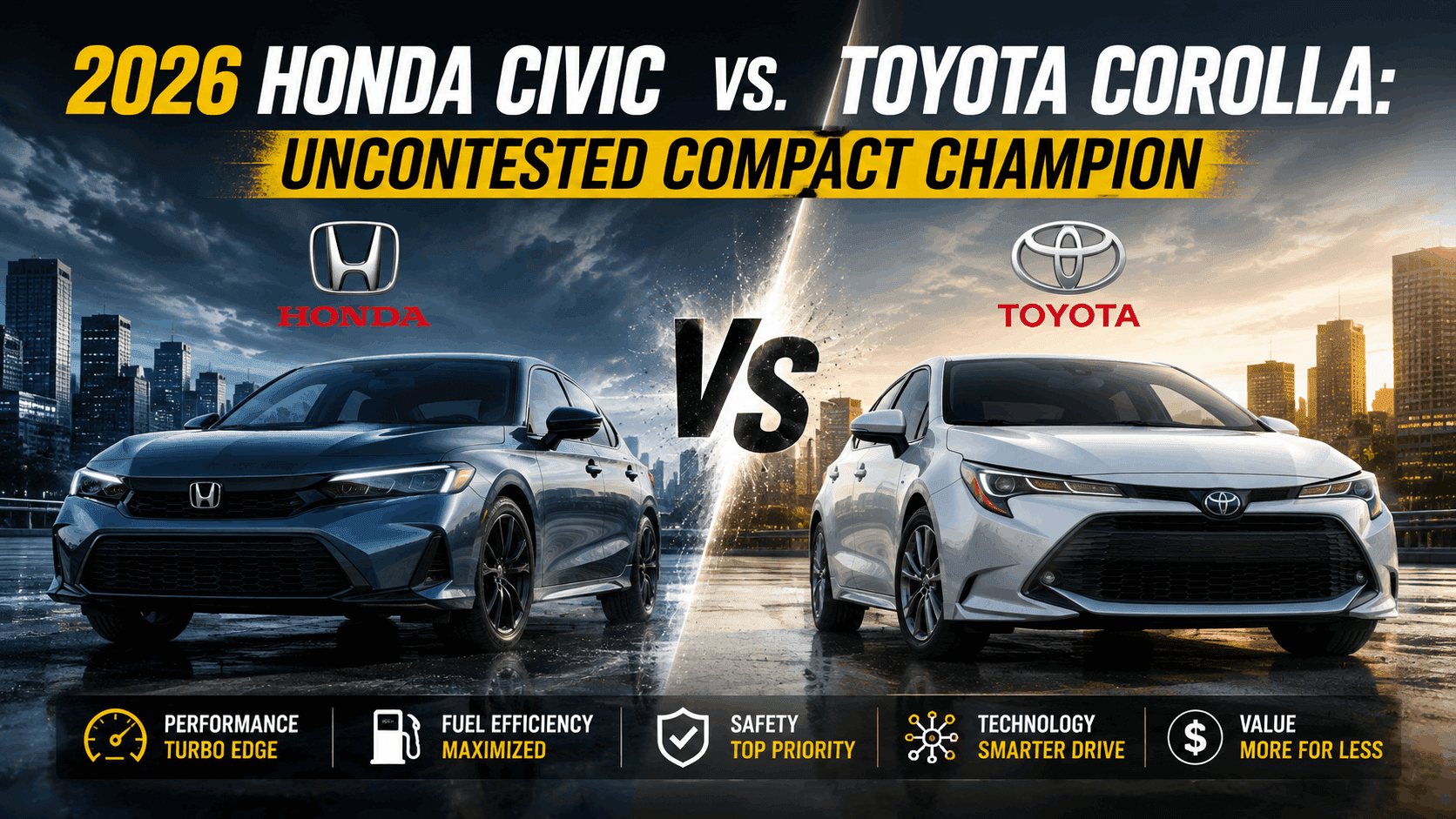 2026 Honda Civic vs. Toyota Corolla: Uncontested Compact Champion