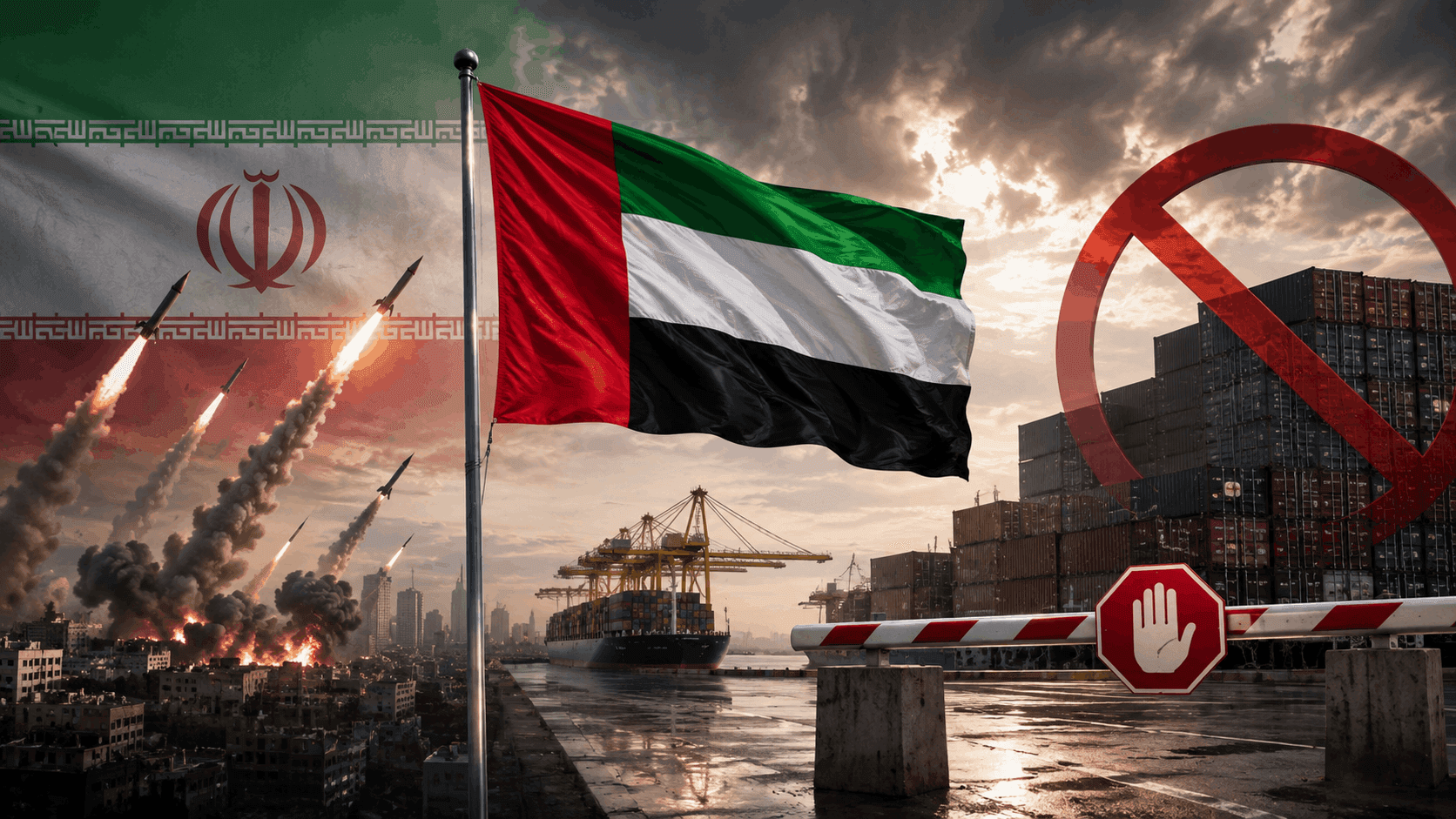 UAE Slams Indefinite Trade Embargo on Iran Over Missile Strikes