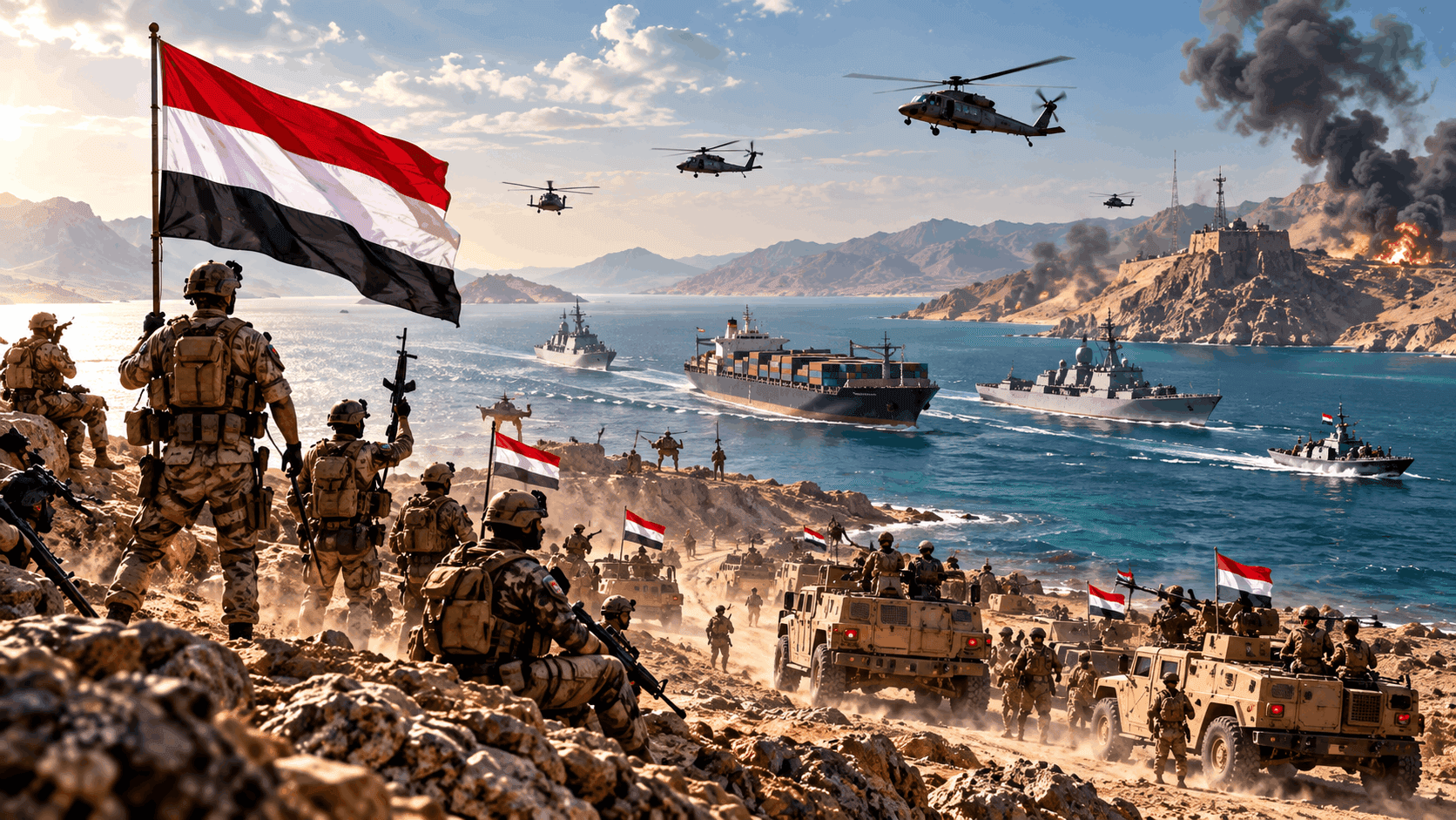 Operation Dawn of Yemen: Government Troops Reclaim Bab el-Mandeb