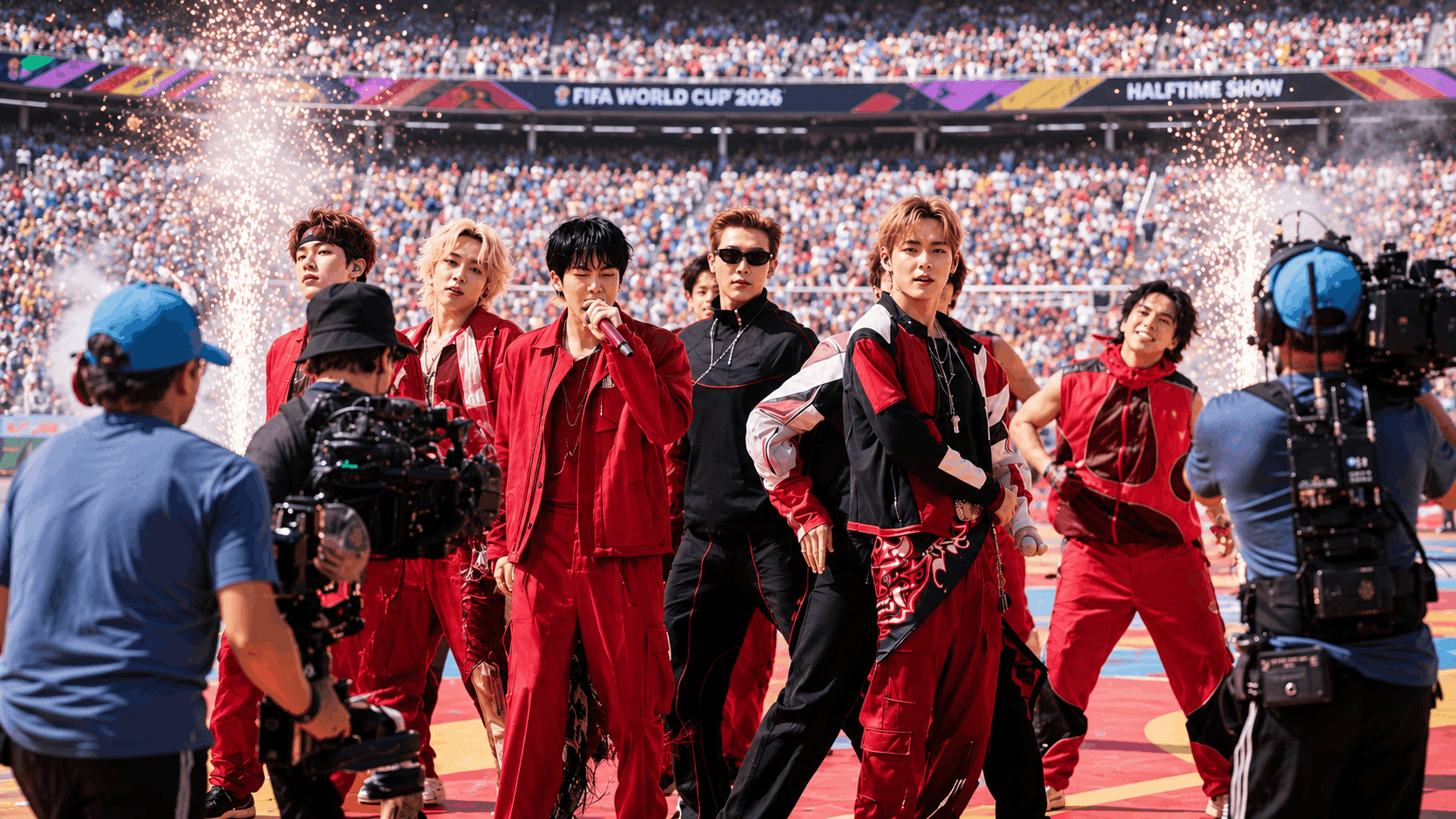 BTS World Cup Takeover: How the Global Icons Lit Up the First-Ever FIFA World Cup Final Halftime Show Like 'Dynamite' with Shocking Lyric Twists and Historic All-Red Performances!
