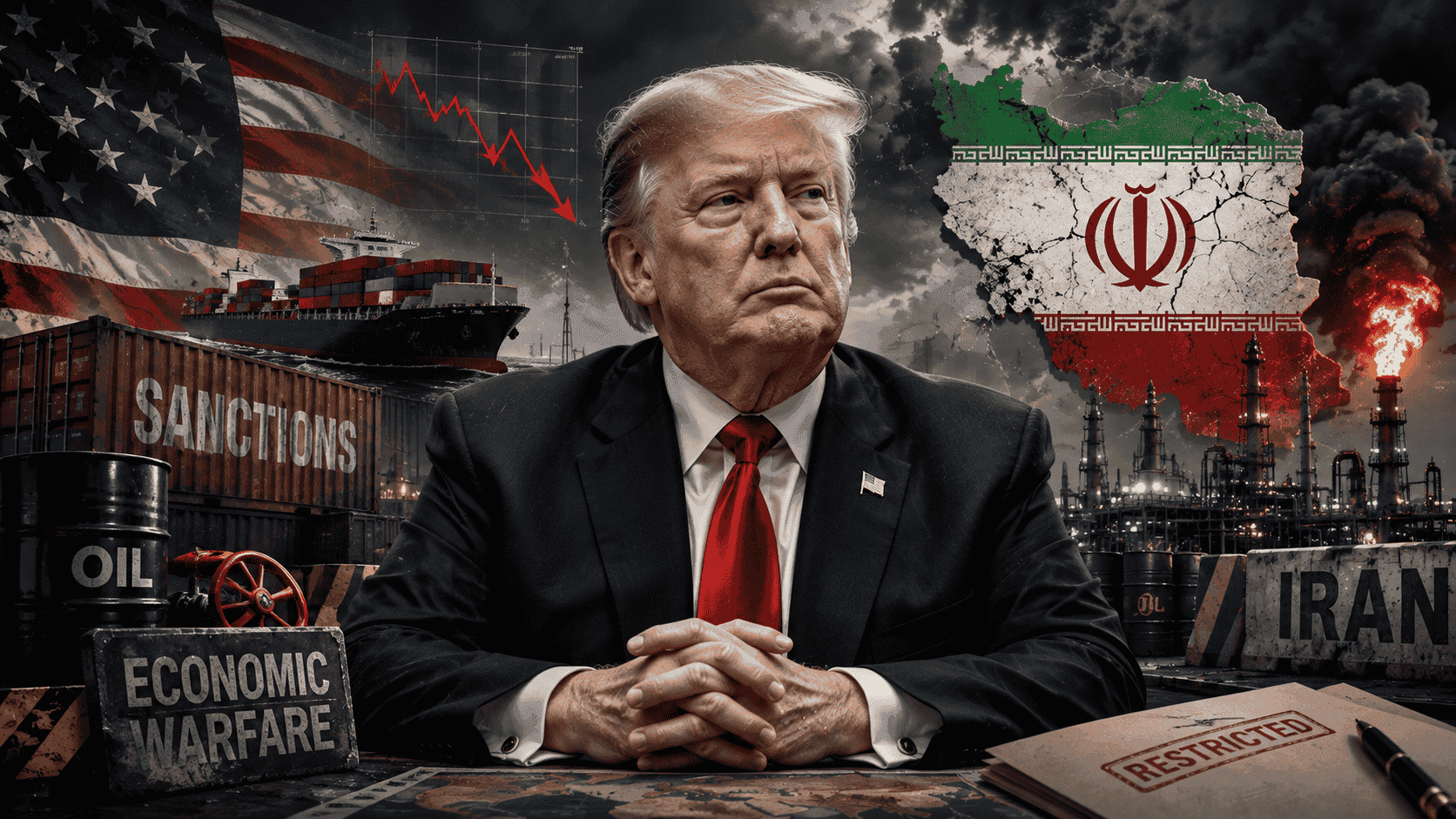Trump Refuses to Rush Iran Talks as U.S. Escalates Economic Warfare