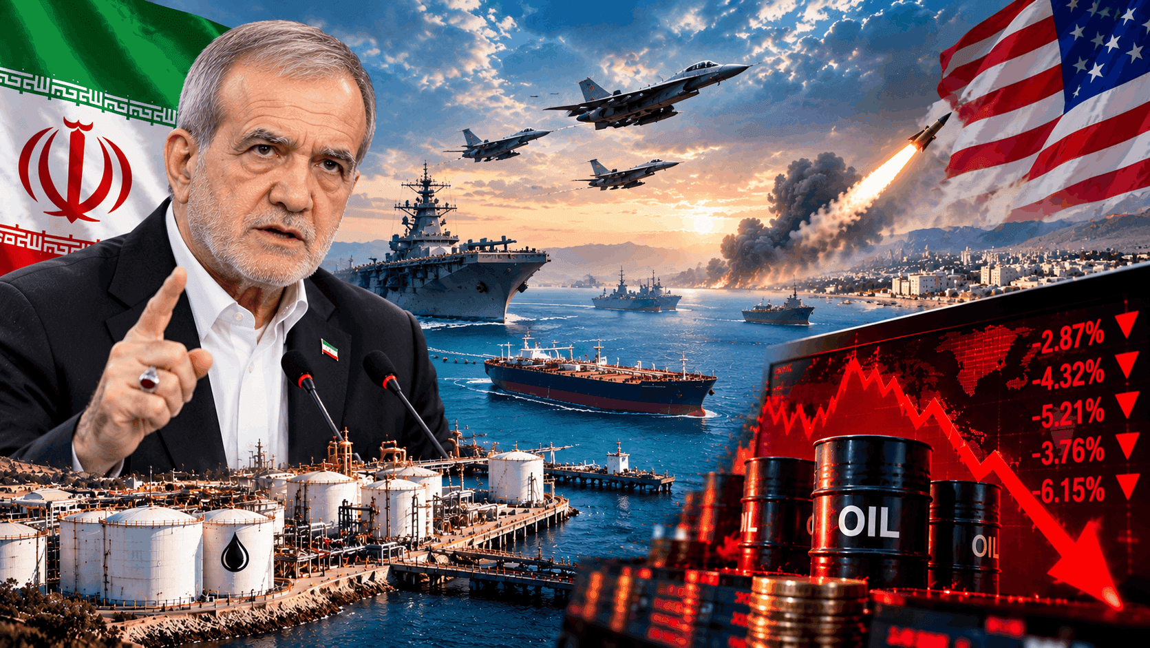 Iran Warns Israeli Attack in Gulf Will Trigger 'Devastating' Market Collapse