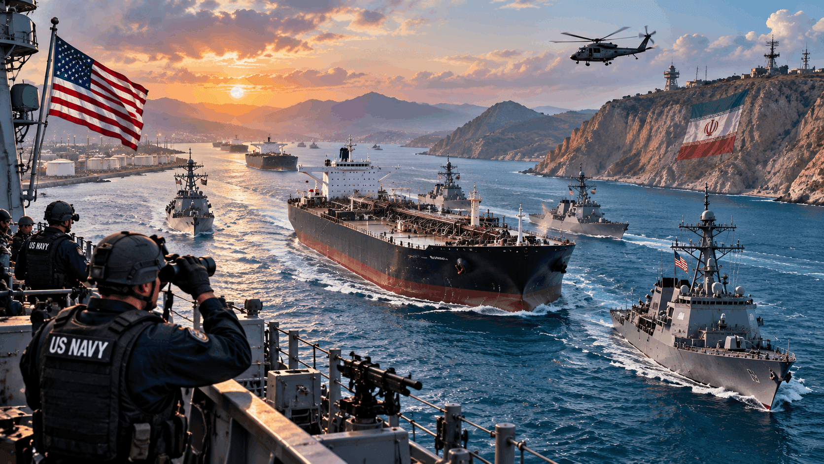 US Navy Escorts 1 Billion Barrels of Oil Through Hormuz As Exports Surge