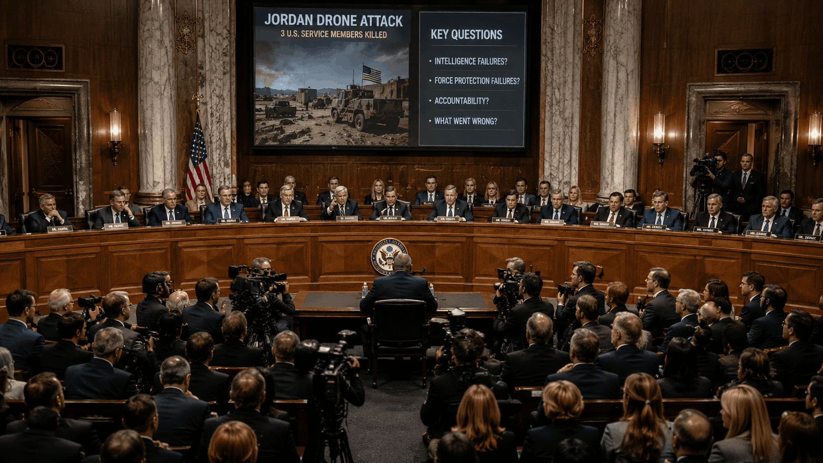 Firestorm on Capitol Hill: Defense Secretary Faces Fierce Senate Backlash Following Deadly Drone Strike on US Forces in Jordan