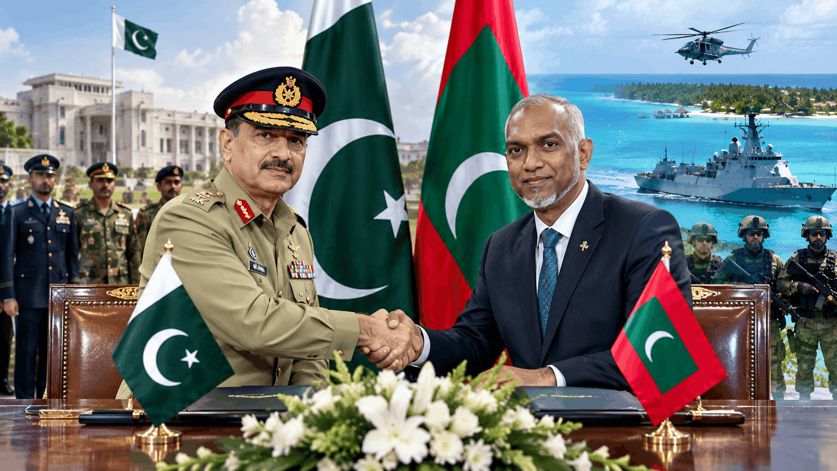 Field Marshal Asim Munir & President Muizzu Seal Strategic Defense Alliance
