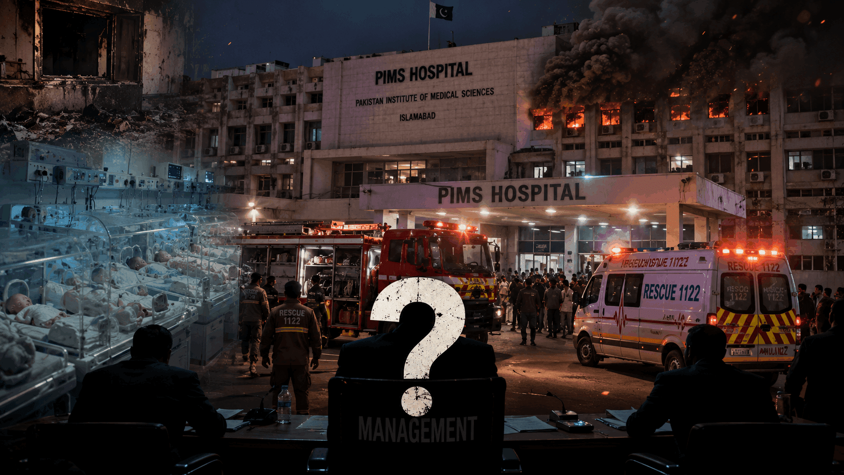 Islamabad PIMS Hospital Fire Tragedy: 14 Newborns Killed in Nursery Blaze