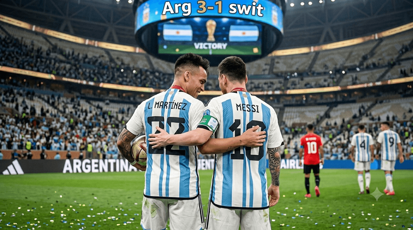World Cup Bracket: Argentina Breaks 10-Man Switzerland 3-1 in Extra Time to Set Up Blockbuster Semifinal Against England