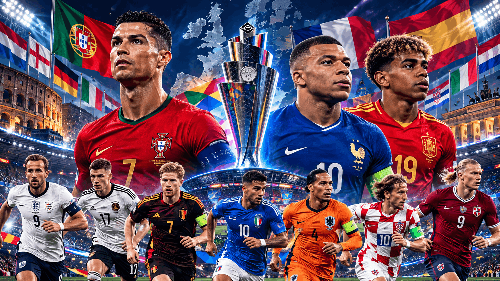 UEFA Nations League Kickoff: Ronaldo, Mbappé & Lamine Yamal Lead Stars