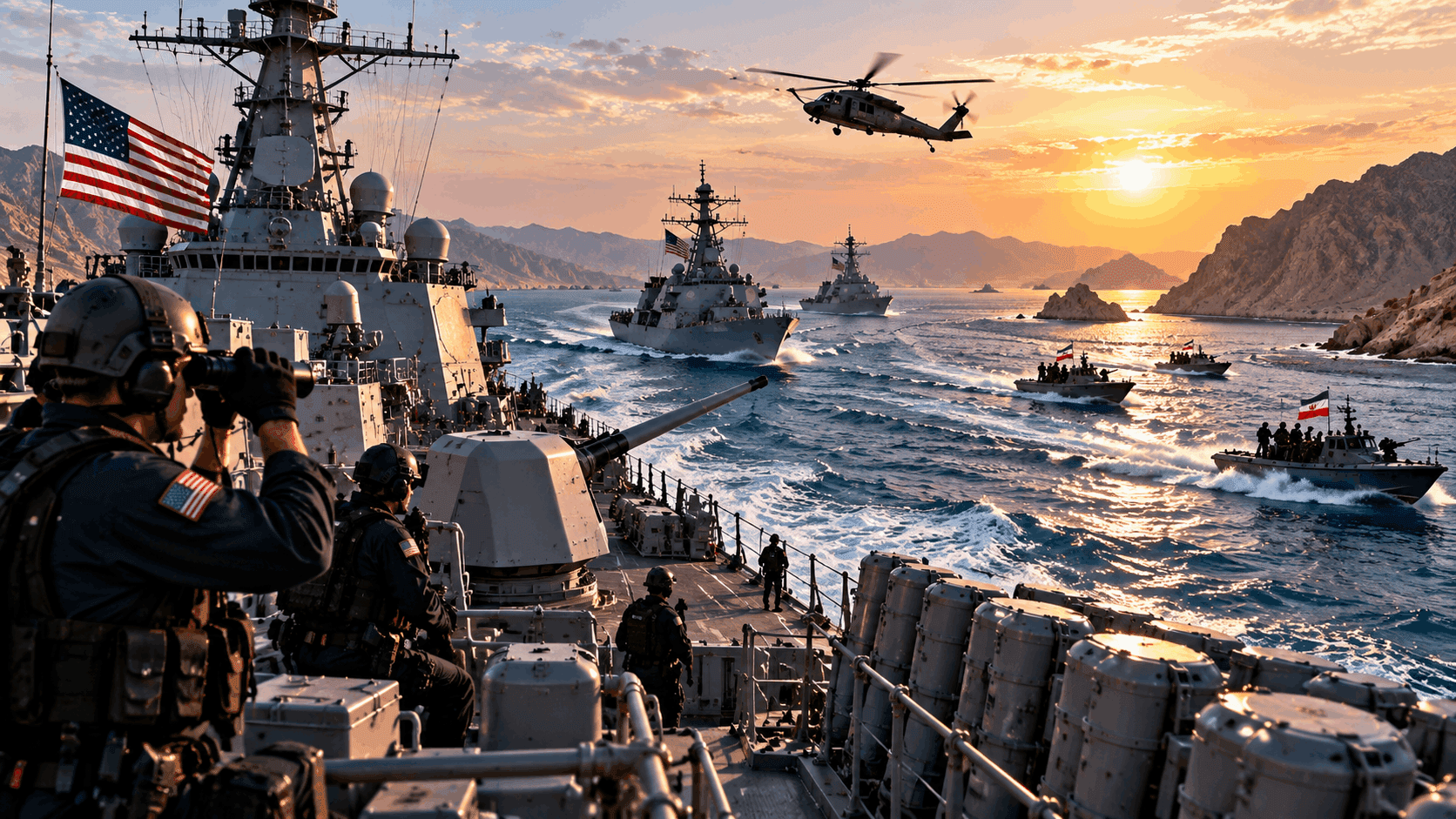 Inside America's Guided-Missile Destroyer Patroling Hormuz in Standoff With Iran