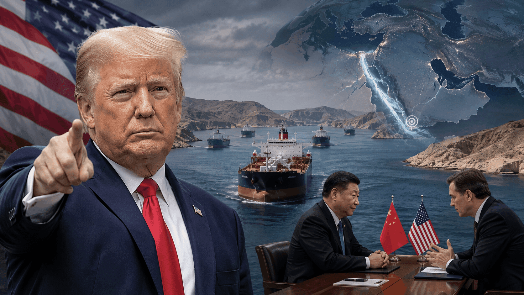 Trump Demands Strait of Hormuz Rename as US-China Talks Target Trade Crisis