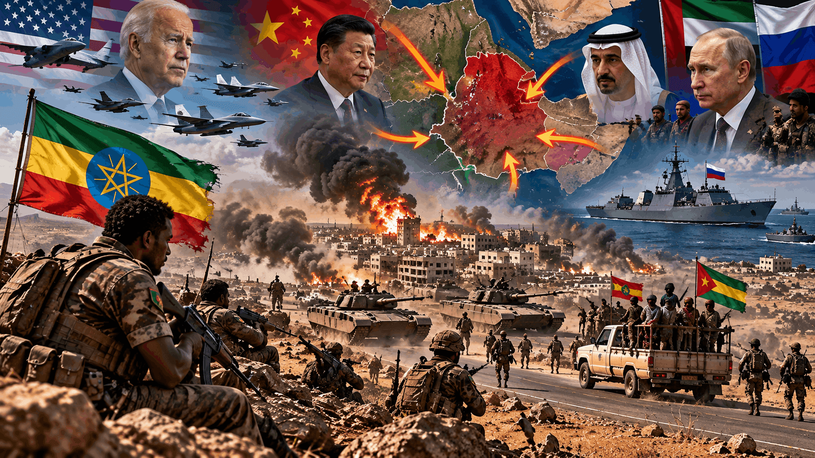 Ethiopia Civil War Threatens Regional Explosion as Foreign Powers Intervene