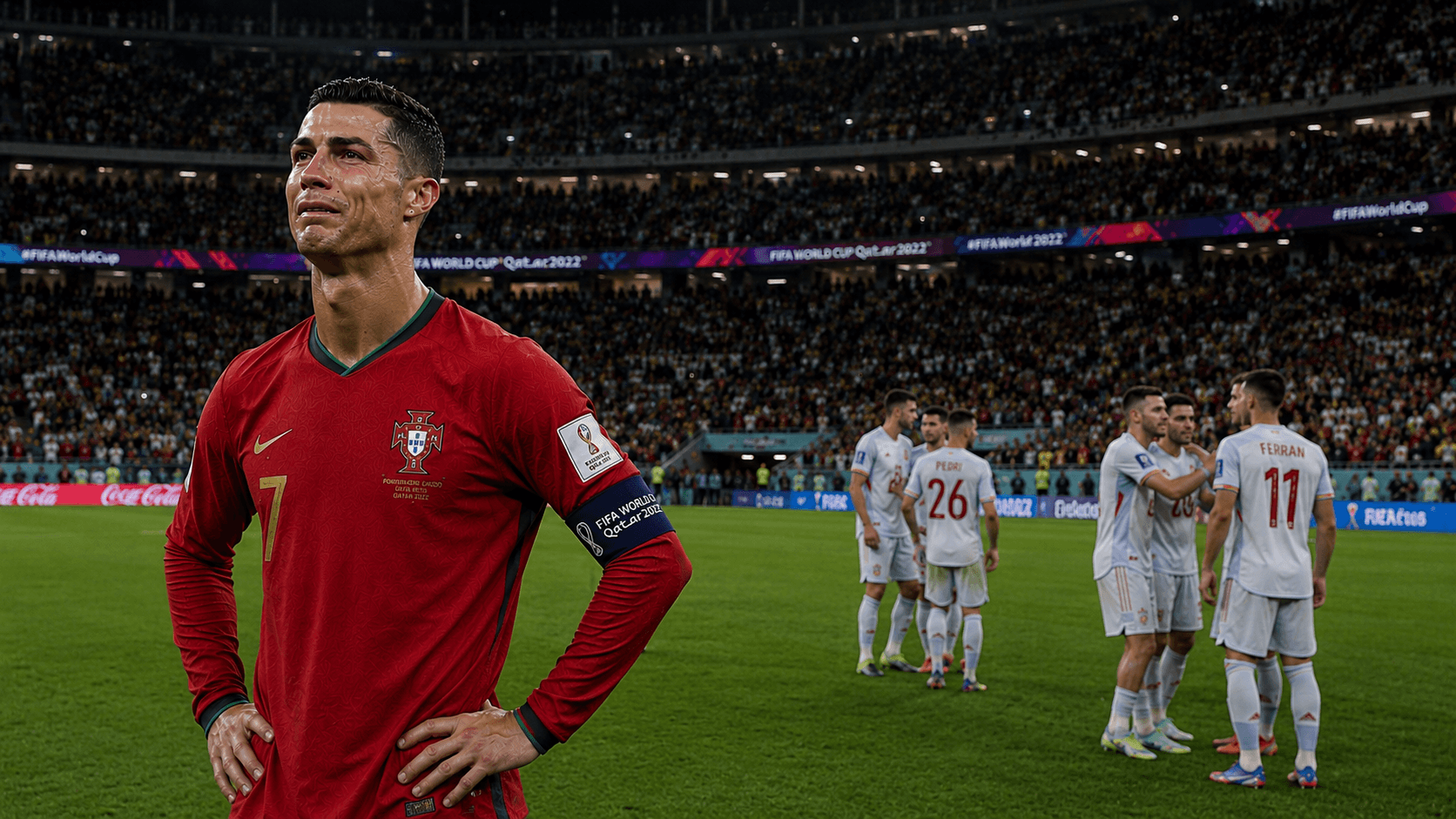 The Final Whistle: Spain Eliminates Portugal as Cristiano Ronaldo Concludes His Legendary World Cup Odyssey
