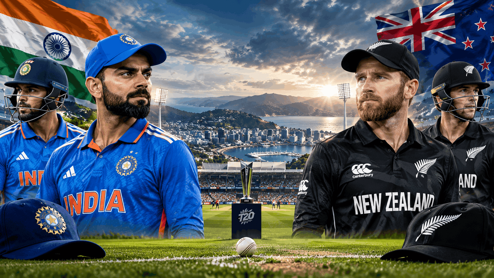 India Take On New Zealand in Wellington Aiming to Seal 5-Match T20 Series