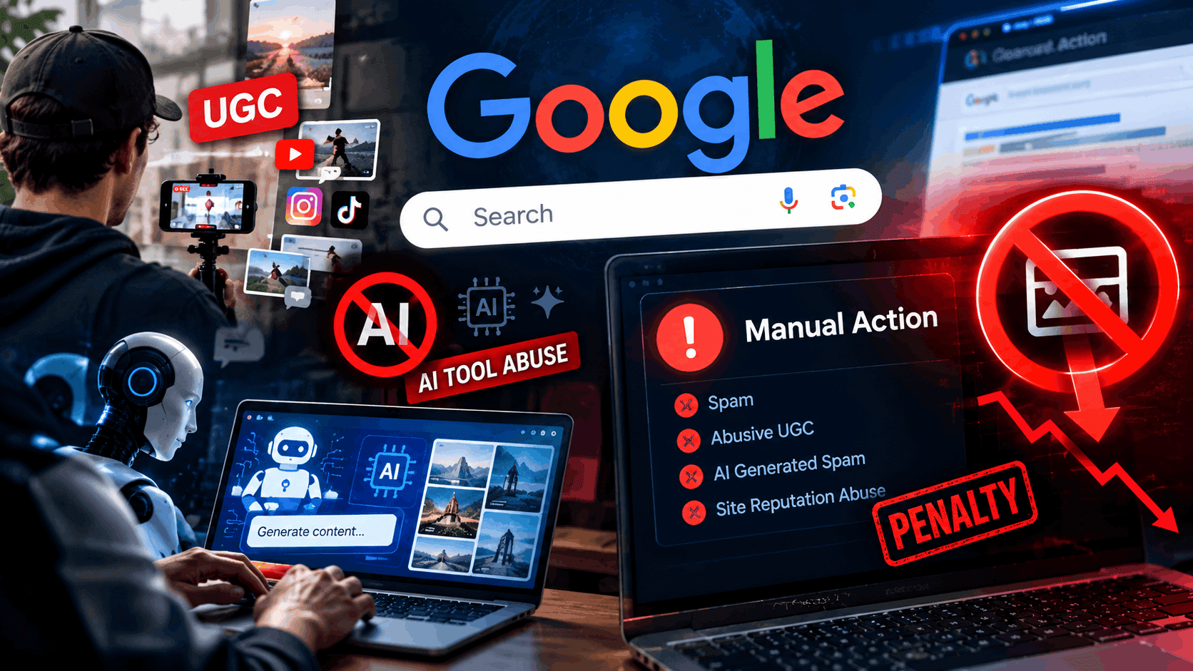 Google Search Update Targets UGC & AI Tool Abuse with Harsh Manual Actions