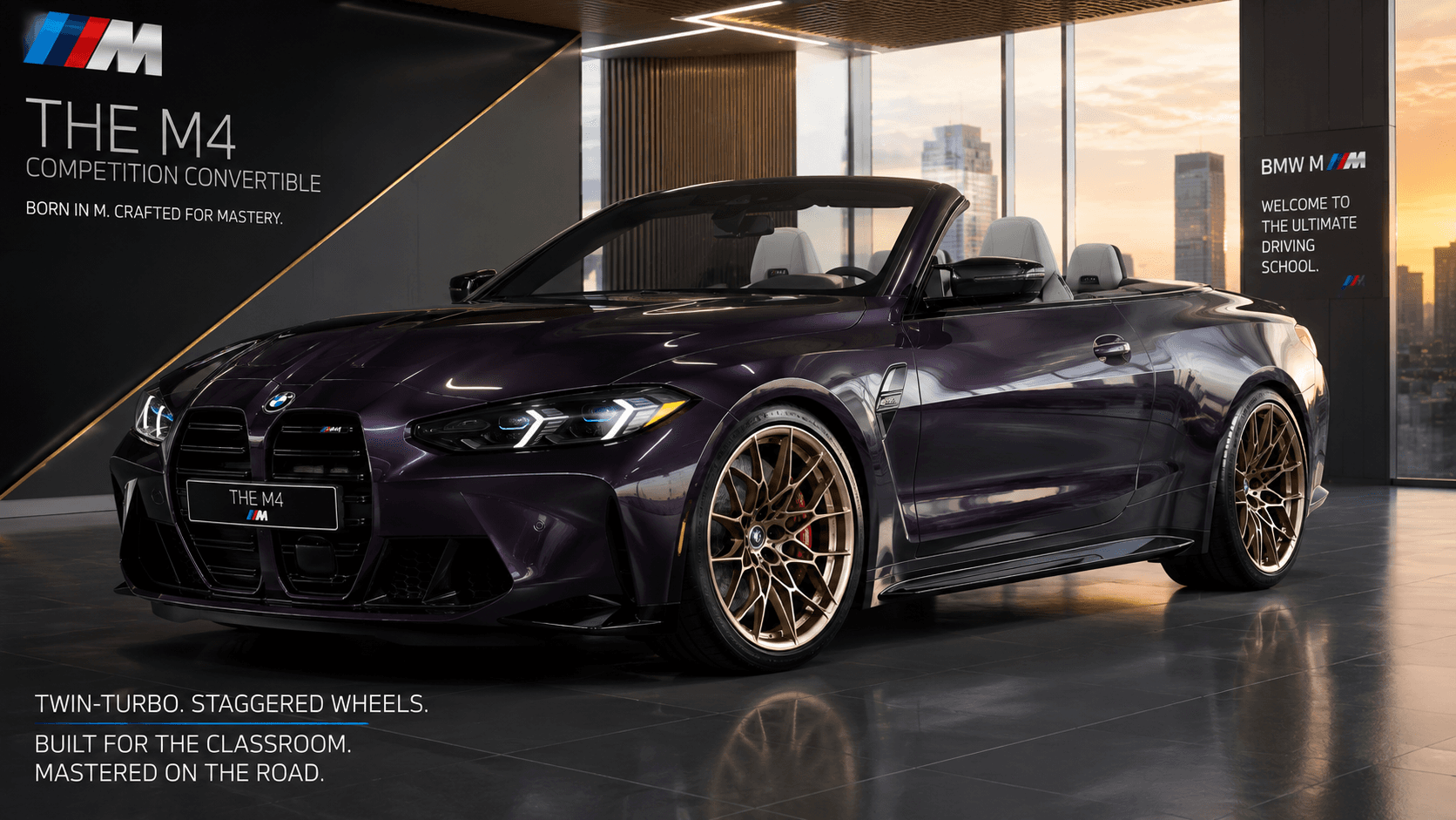 Classroom on Staggered Wheels: How a Twin-Turbo BMW M4 Competition Convertible Became a Vocational Masterpiece