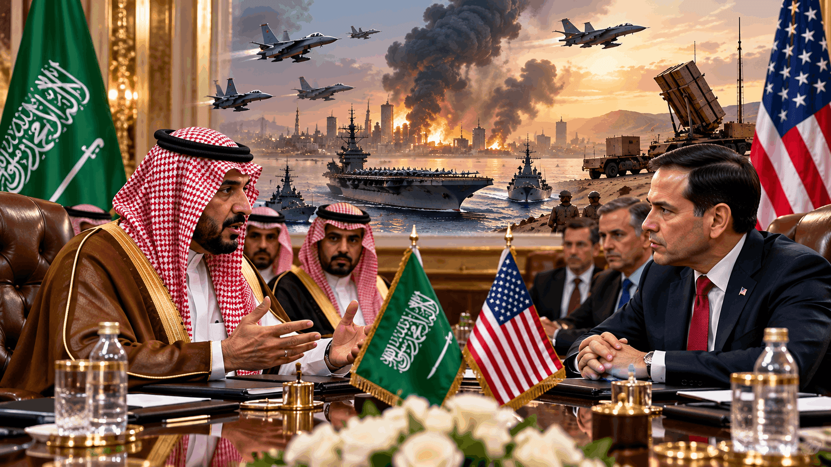 Riyadh Seeks US Military Support: Foreign Minister Meets Rubio as Conflict Rages