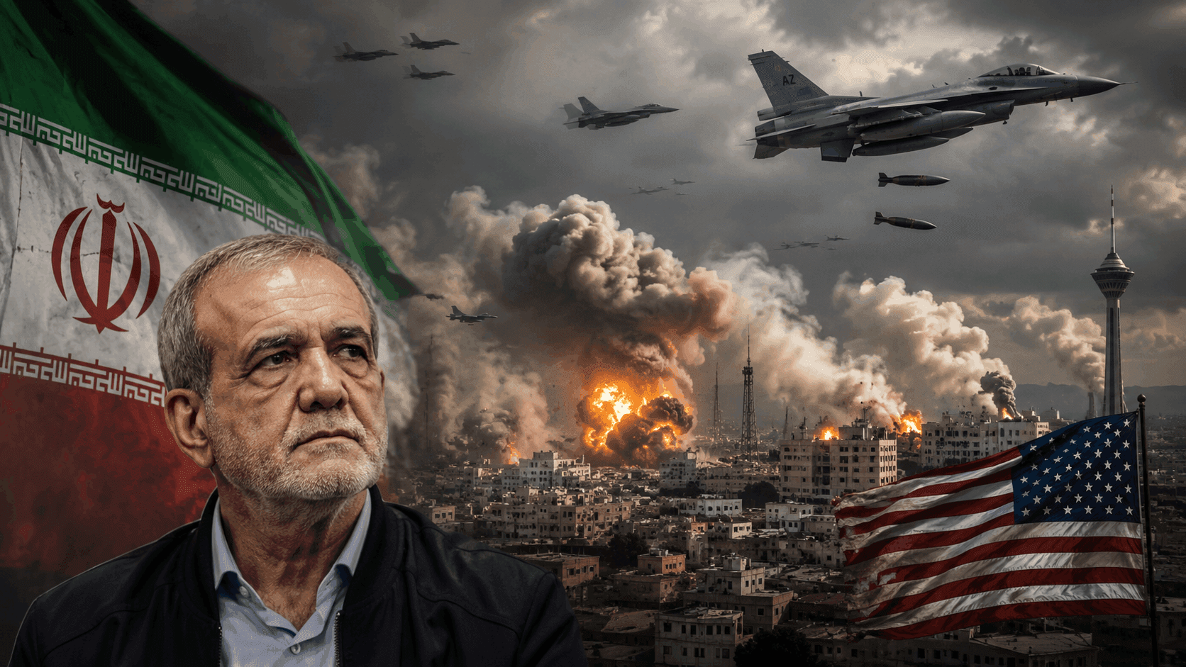 US Strikes again on Iran After Pezeshkian Offers peace deal