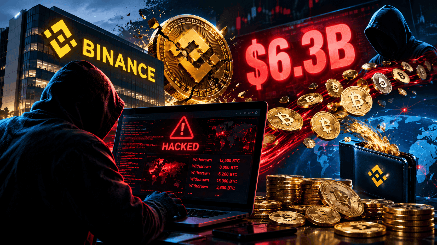 Binance Suffer $6.3 Billion Security Breach in History's Biggest Crypto Heist