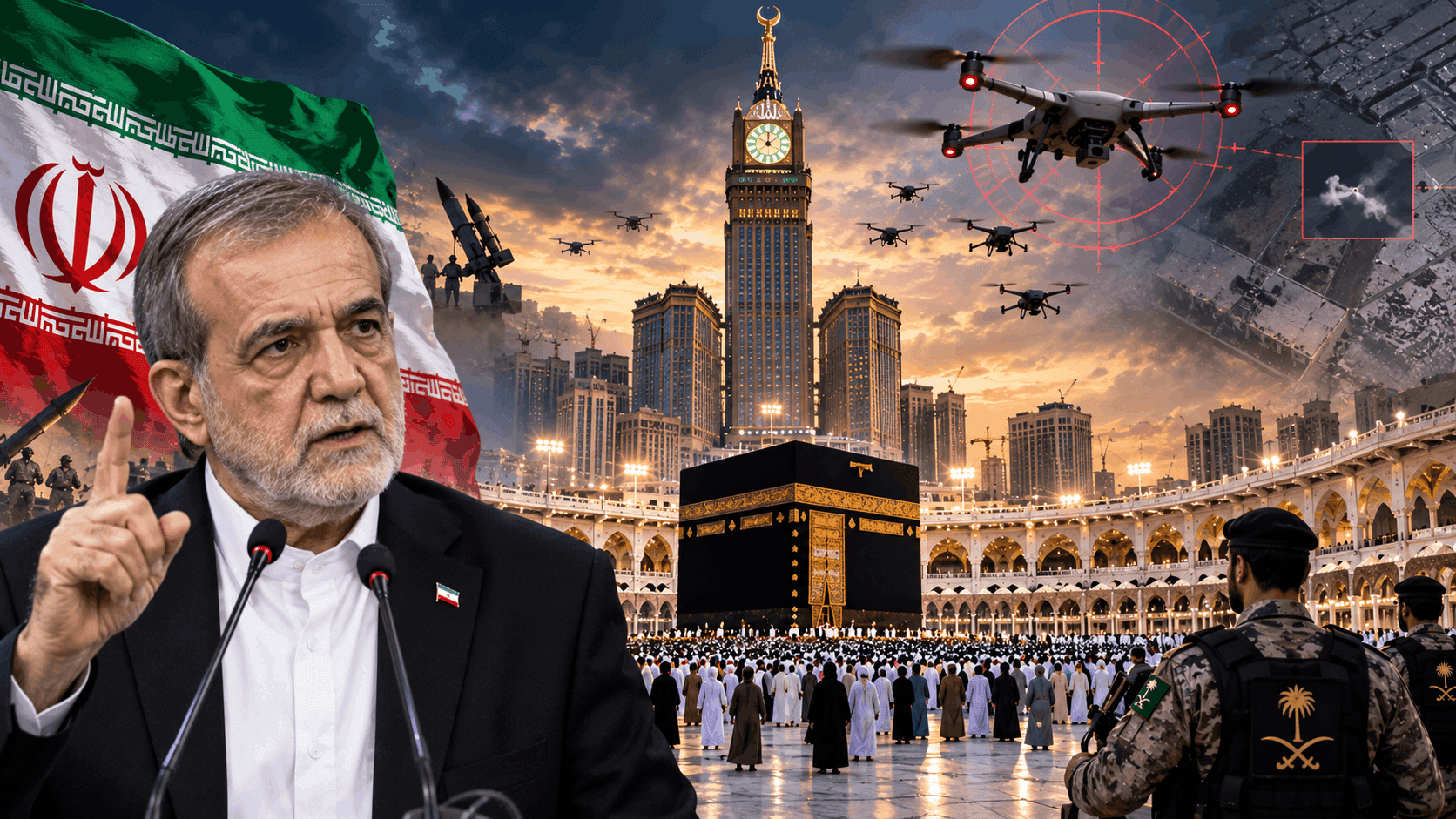 Iran Warns Against False Flags After Makkah Drone Incident