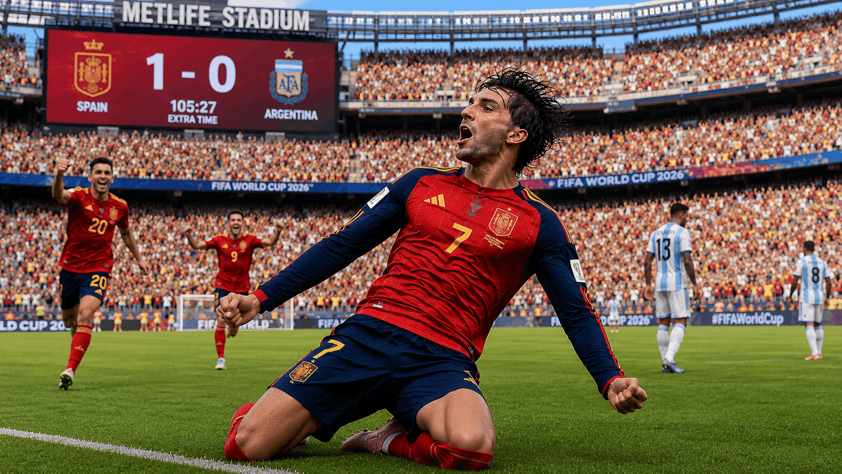 Ferran Torres Goal: Watch the Spectacular Extra-Time Volley That Won Spain the FIFA World Cup 2026 Final Against Argentina!