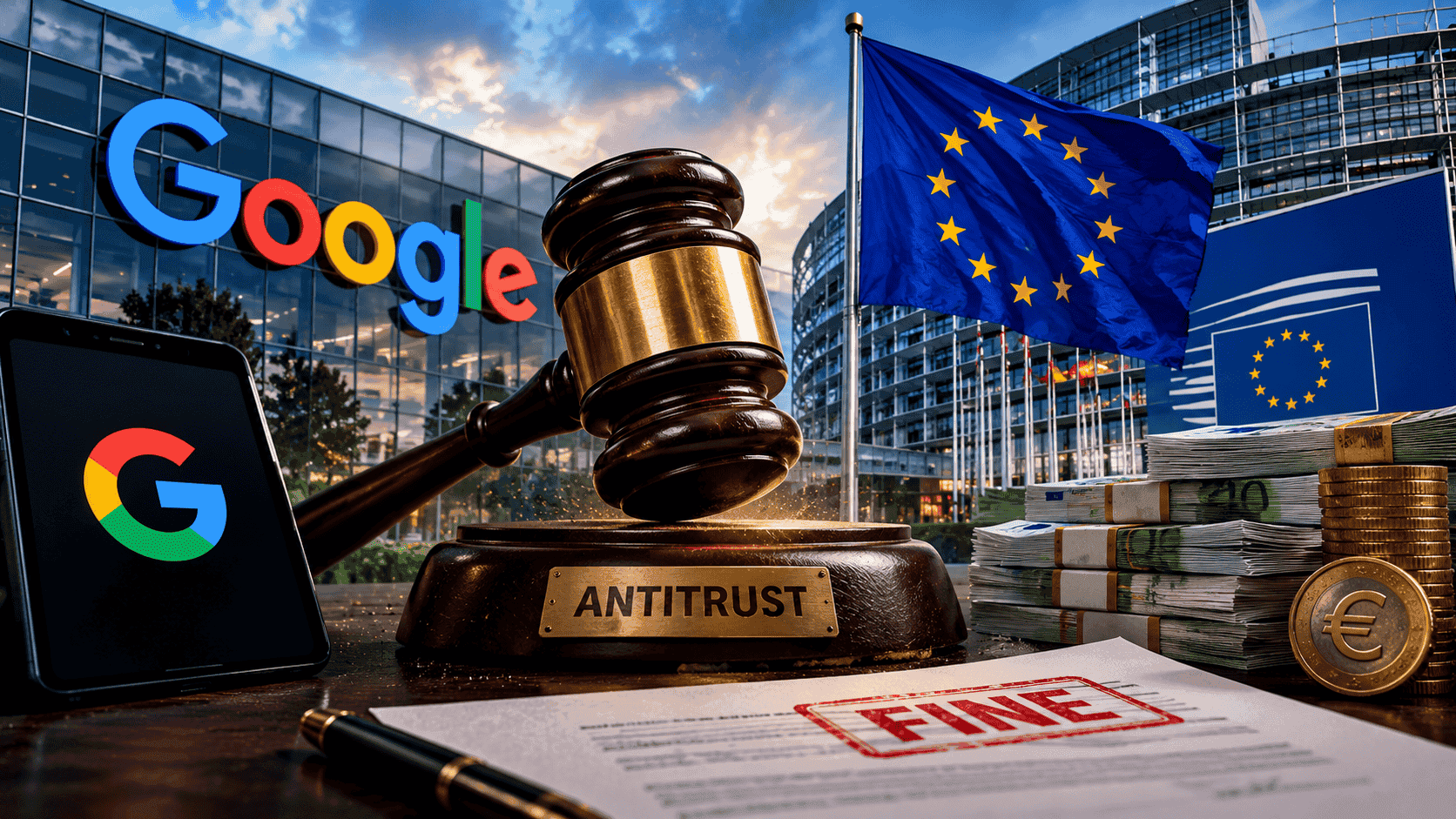 EU Slams Google With New Antitrust Penalty as Total Fines Surpass $10 Billion
