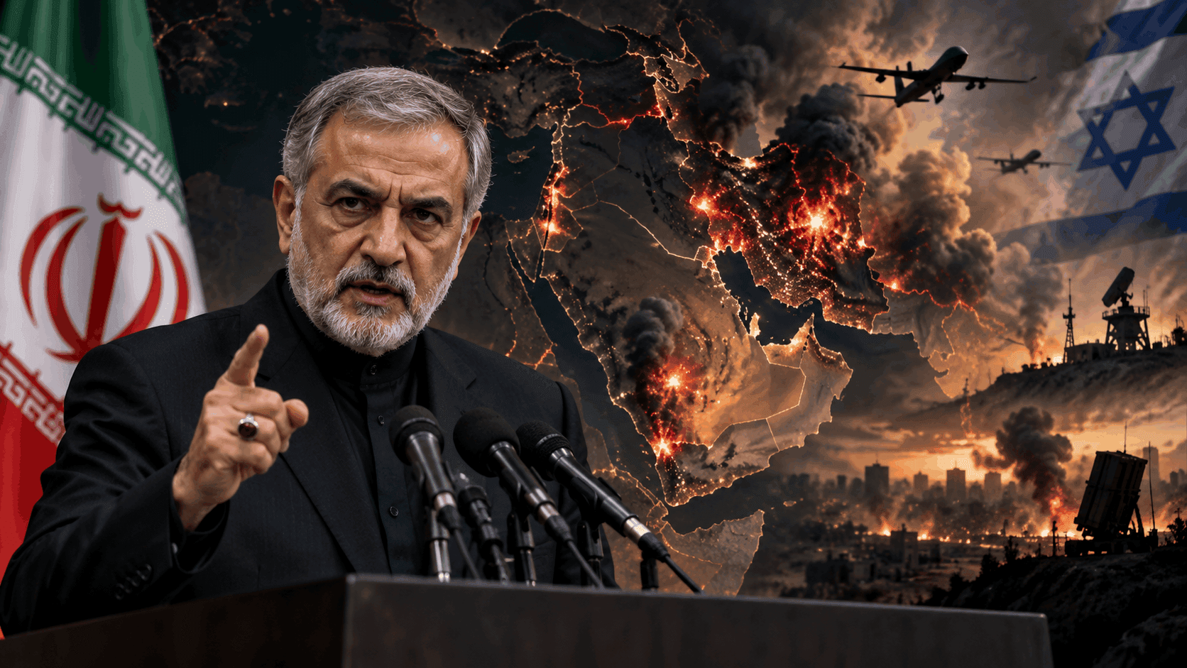 Iran Security Chief Slams Israel as Core Source of Middle East Instability