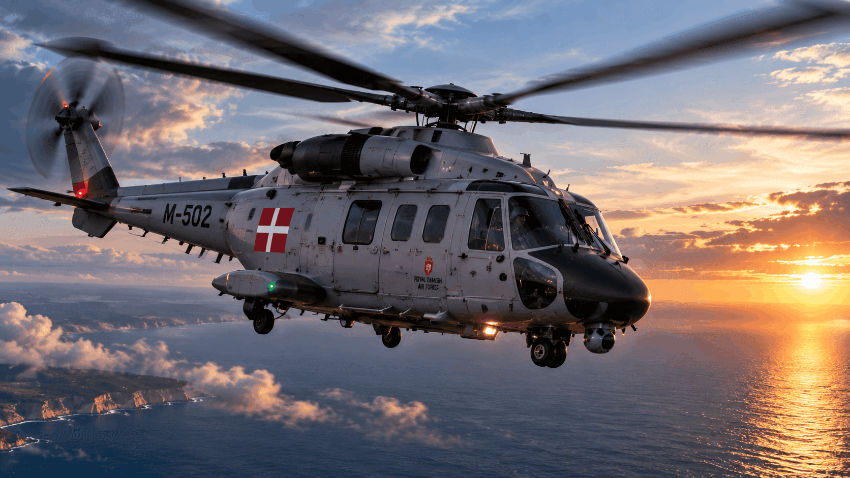 NATO Flank Alert: Russian Warship Fires Flares Near Danish Patrol Chopper