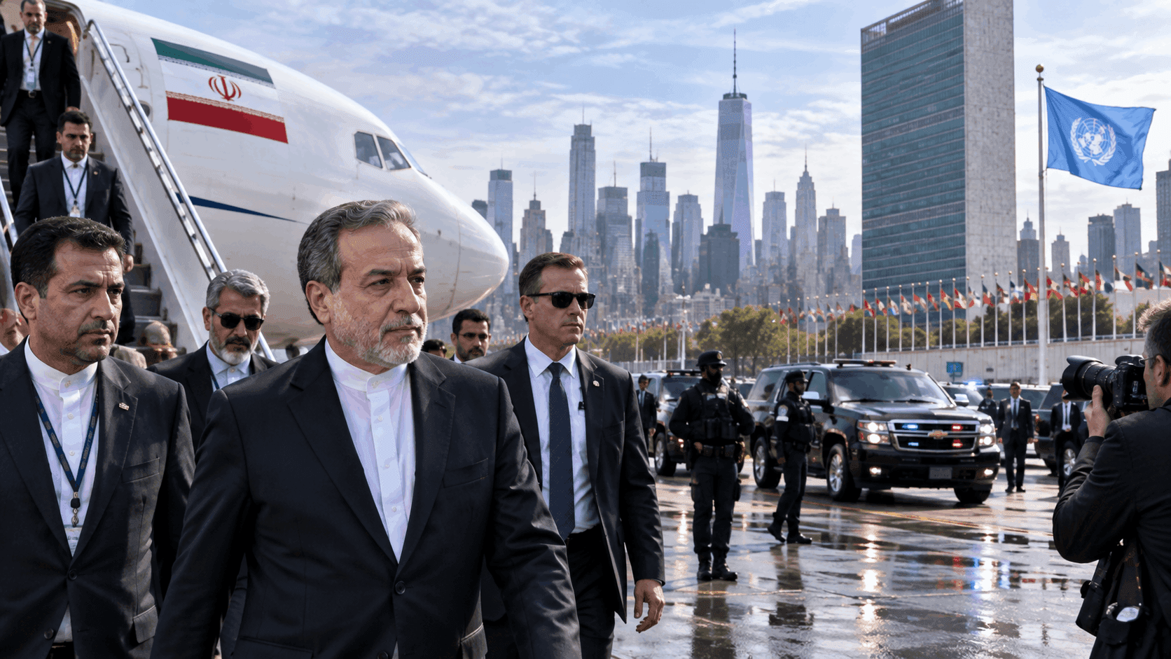 Iran Foreign Minister Touches Down in New York for Crucial UN Summit