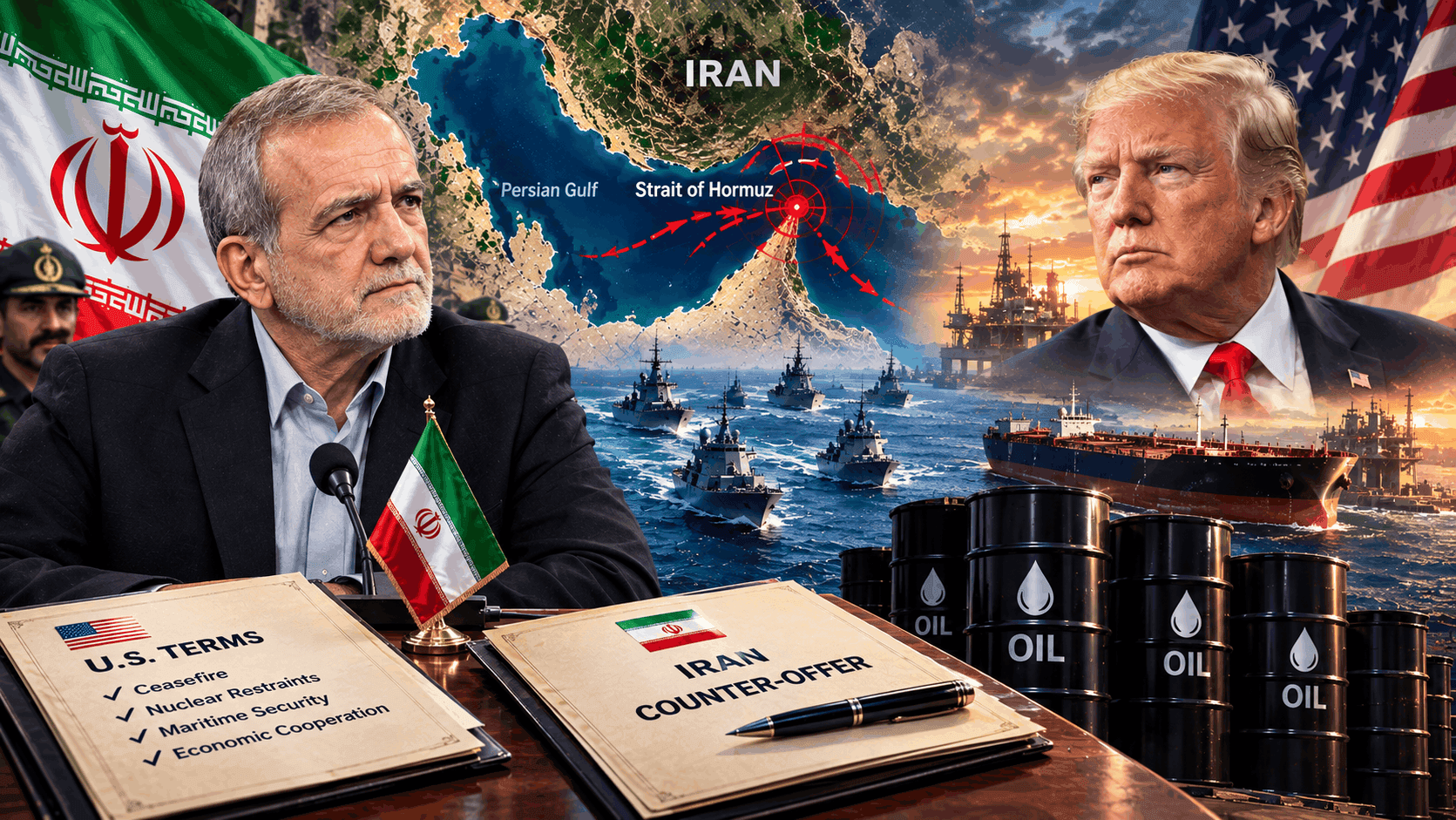 Strait of Hormuz Crisis: Iran Weighs U.S. Terms, Prepares Official Counter-Offer